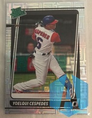 2021 DONRUSS YOELQUI CESPEDES INTERNATIONAL RATED ROOKIE VECTOR PRIZM #RP2